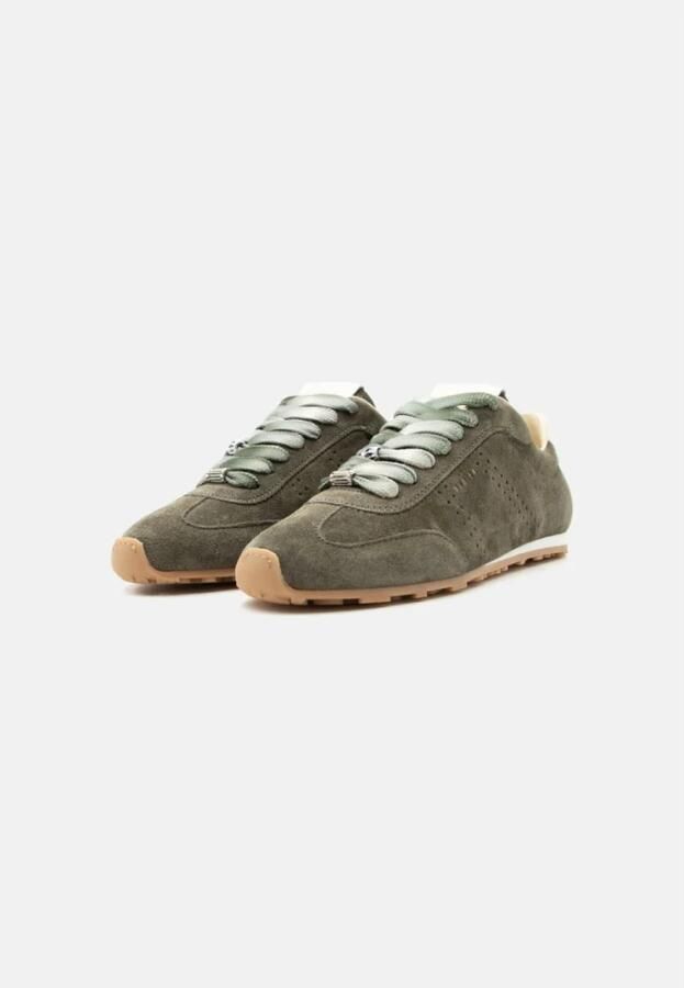 NUBIKK Lage Sneakers Billy Lou Suède Groen - Foto 3