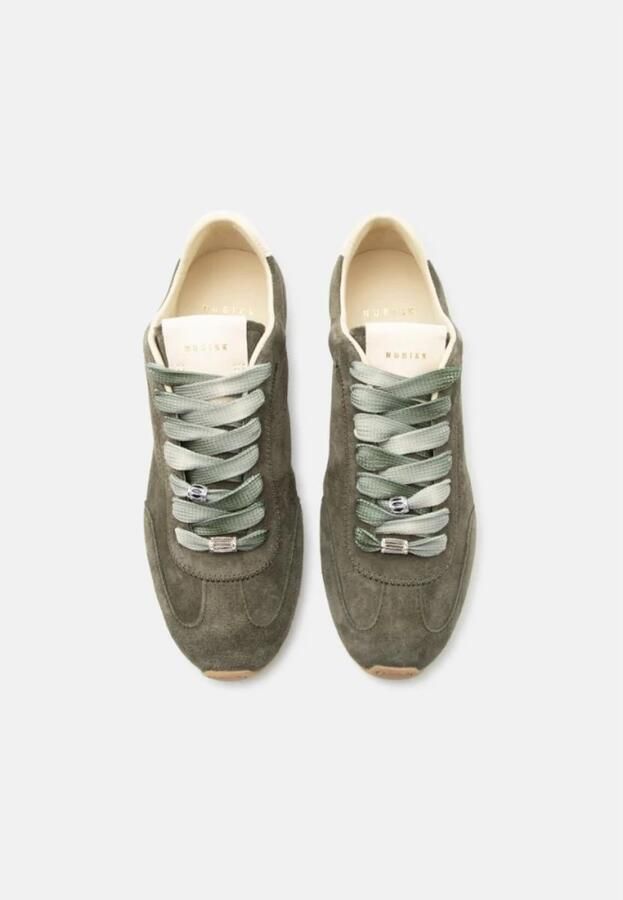 NUBIKK Lage Sneakers Billy Lou Suède Groen - Foto 4