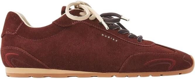 NUBIKK Lage Sneakers Dames Billy Lou Ii Suède Bruin