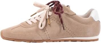 NUBIKK Lage Sneakers Dames Billy Lou Maat: 39 Materiaal: Suède Kleur: Beige - Foto 4