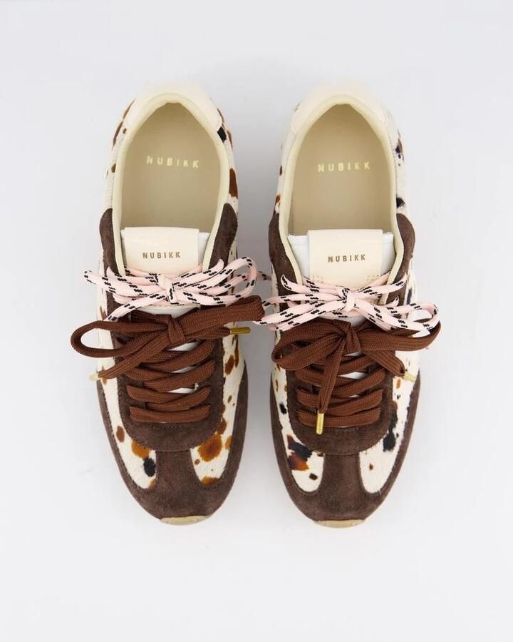 Nubikk Bruine Sneaker voor Dames