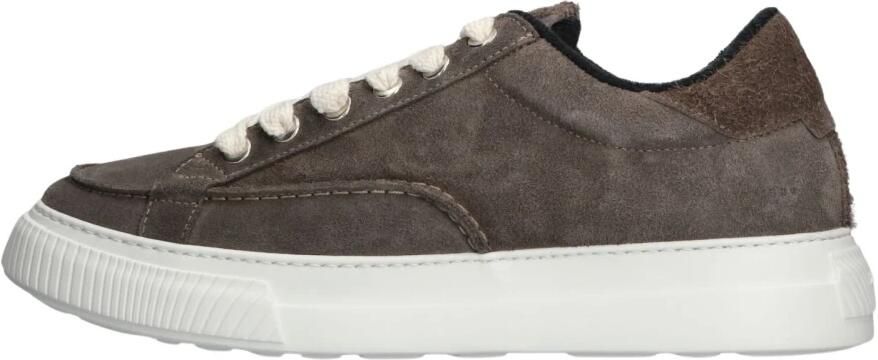 NUBIKK Lage Sneakers Heren Caldera Tora Suède Taupe