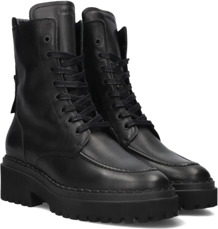 NUBIKK Veterboots Dames Fae Bobbi Leer Zwart - Foto 2