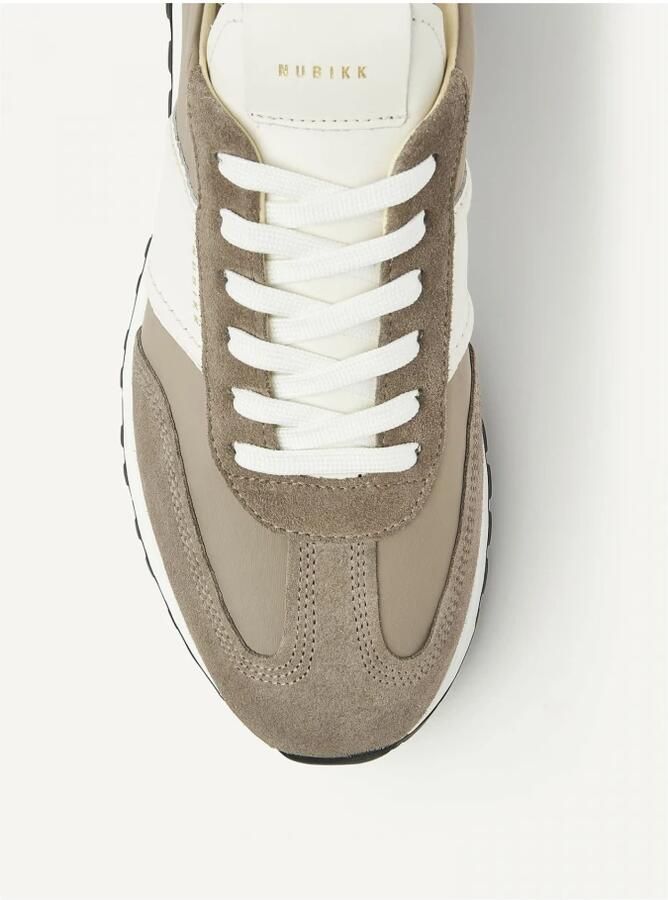 Nubikk Grijze Combi Stijlvolle Sneakers