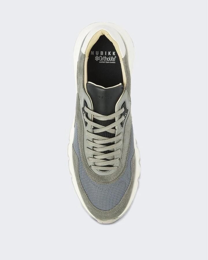NUBIKK Lage Sneakers Heren Luca Noa Men Suède Grijs - Foto 2