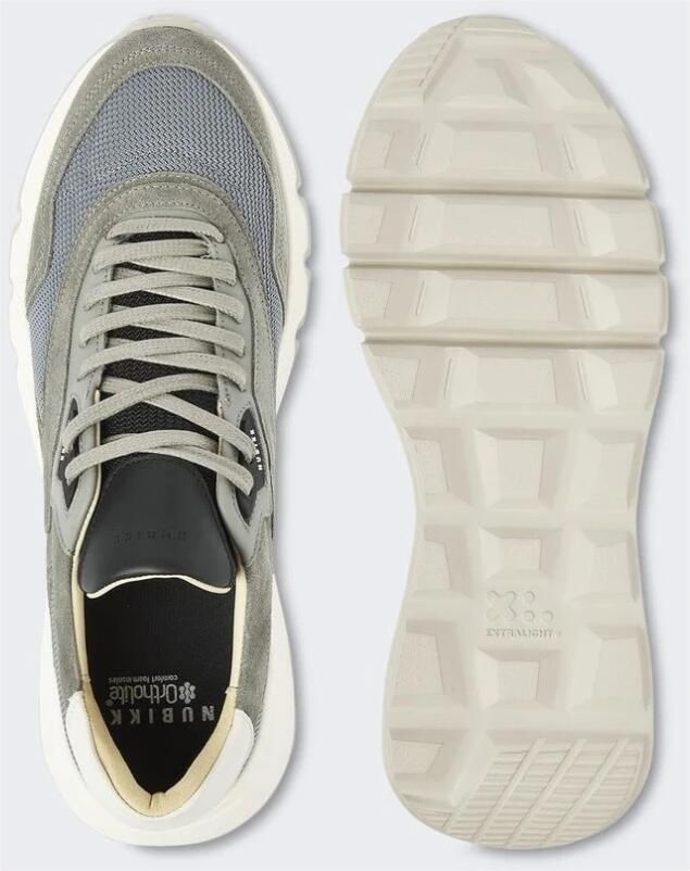 NUBIKK Lage Sneakers Heren Luca Noa Men Suède Grijs - Foto 3