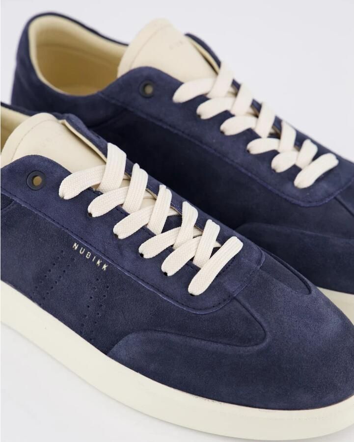 NUBIKK Lage Sneakers Heren Joro Liber Suède Blauw - Foto 2