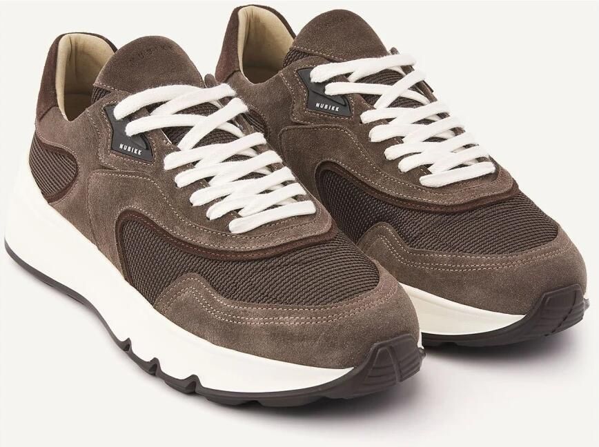 NUBIKK Lage Sneakers Heren Luca Noa Men Suède Taupe - Foto 11