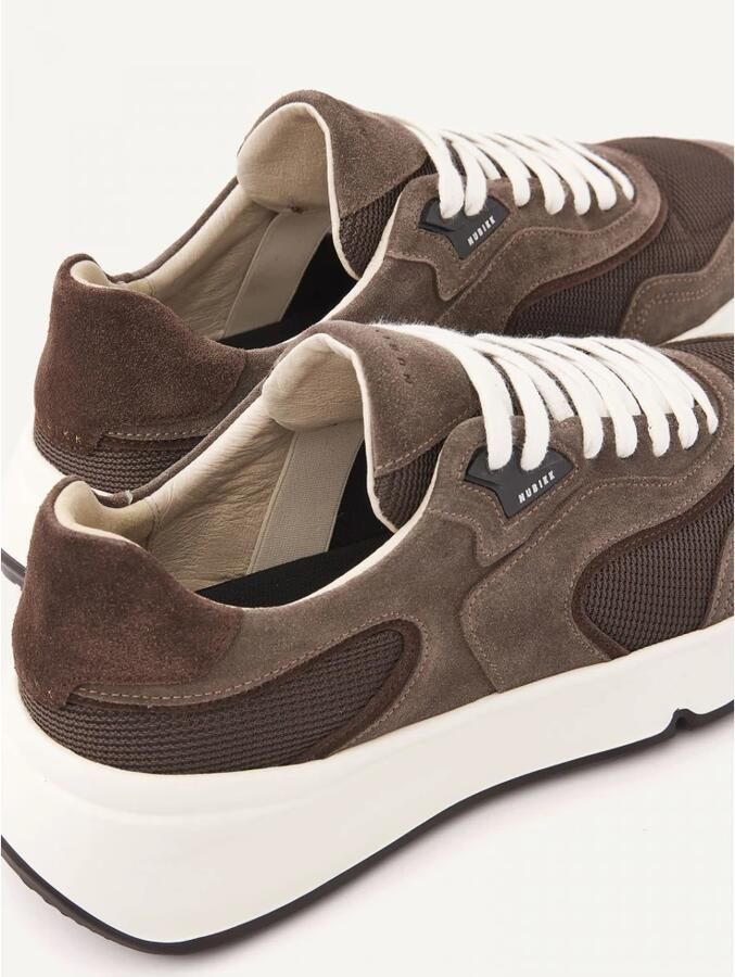 NUBIKK Lage Sneakers Heren Luca Noa Men Suède Taupe - Foto 9