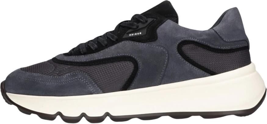 NUBIKK Lage Sneakers Heren Luca Noa Men Textiel Grijs - Foto 8