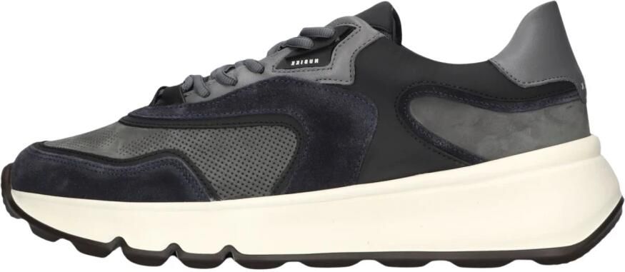 NUBIKK Lage Sneakers Heren Luca Noa Maat: 45 Materiaal: Leer Kleur: Donkerblauw - Foto 2