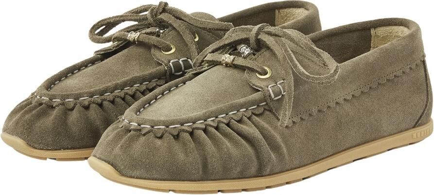 NUBIKK Mocassins Dames Riley Jade Suède Taupe