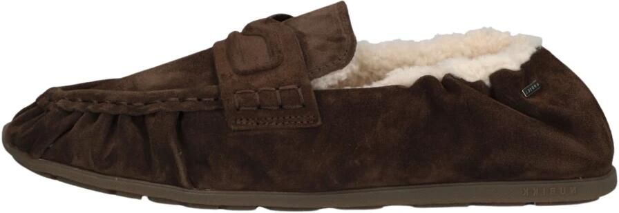 NUBIKK Loafers Dames Riley Mio Fur Suède Bruin - Foto 6