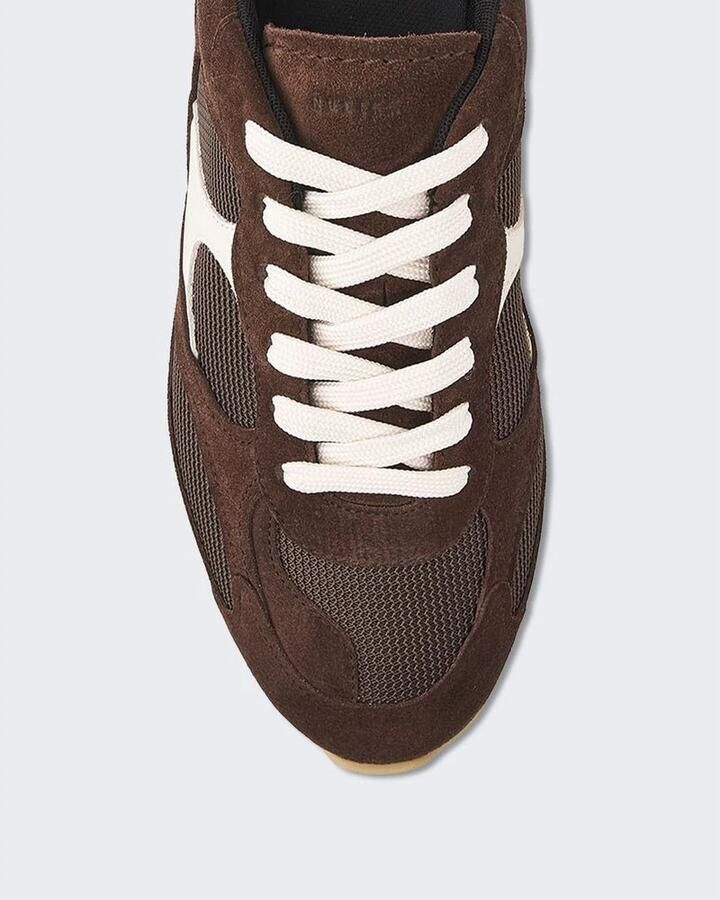 NUBIKK Lage Sneakers Heren Riley Morgan Suède Bruin - Foto 9