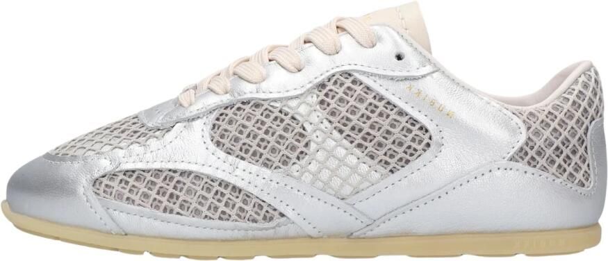 NUBIKK Lage Sneakers Dames Riley Morgan Maat: 39 Materiaal: Mesh Kleur: Zilver