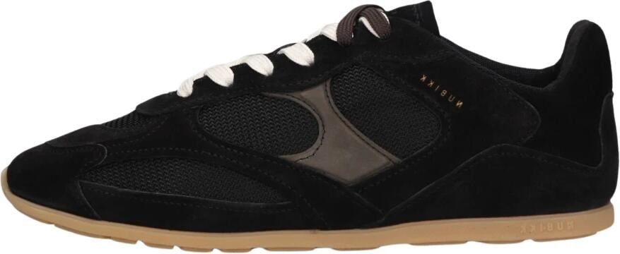 NUBIKK Lage Sneakers Heren Riley Morgan Suède Zwart - Foto 6