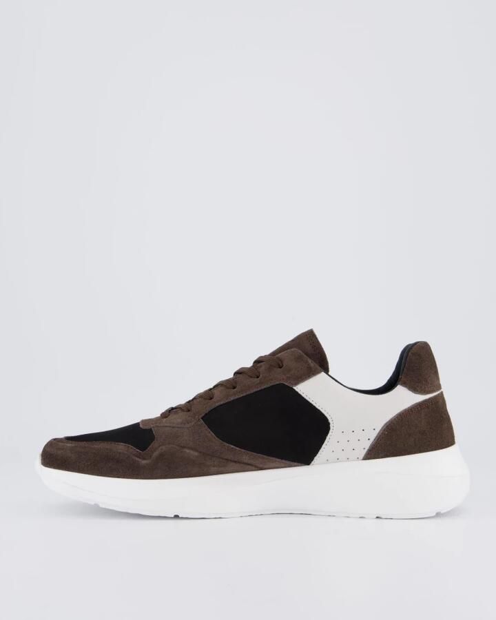 NUBIKK Lage Sneakers Heren Rock Road Wave Suède Grijs