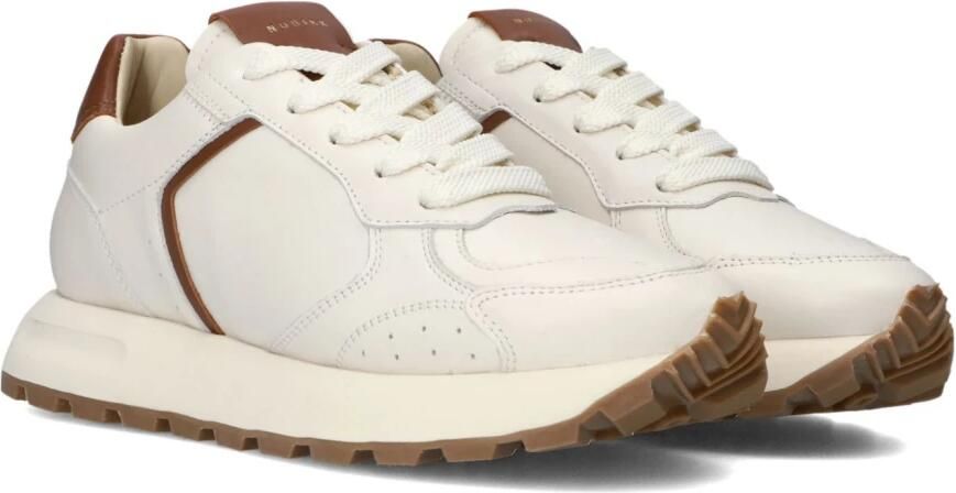 NUBIKK Lage Sneakers Dames Rose Nomad Leer Wit - Foto 5