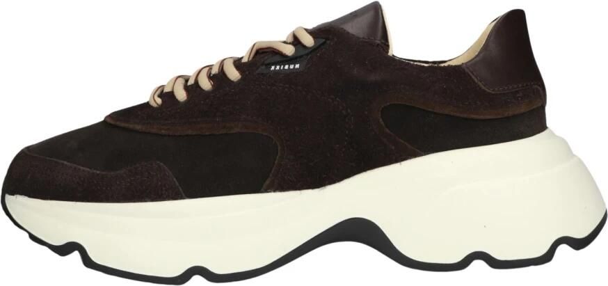 NUBIKK Lage Sneakers Dames Ross Zay Ponyhair Bruin - Foto 7