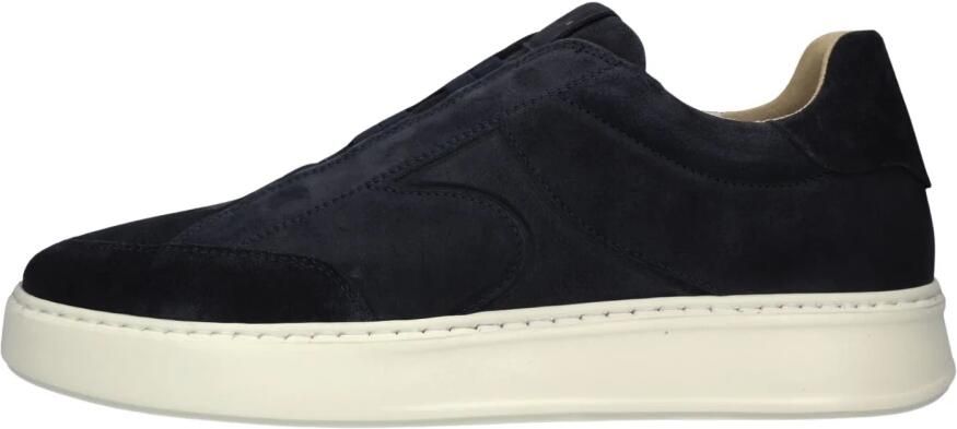 NUBIKK Lage Sneakers Heren Vick Ease Maat: 44 Materiaal: Suède Kleur: Blauw