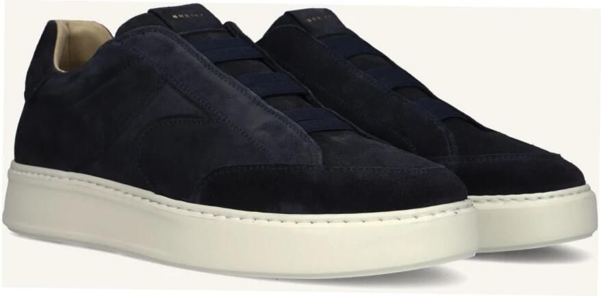NUBIKK Lage Sneakers Heren Vick Ease Maat: 44 Materiaal: Suède Kleur: Blauw - Foto 2