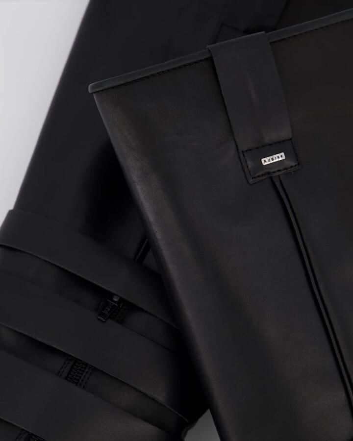 NUBIKK Biker Boots Dames Frankie Lynn Maat: 41 Materiaal: Leer Kleur: Zwart - Foto 2