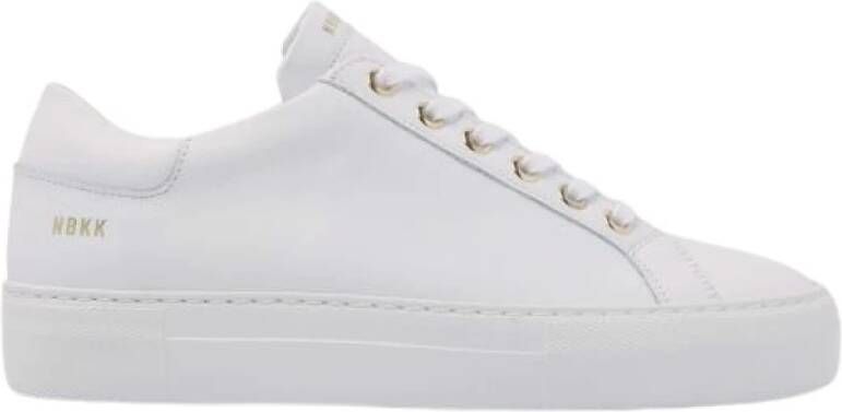 NUBIKK Lage Sneakers Dames Jolie Pure Fresh Maat: 39 Materiaal: Leer Kleur: Wit - Foto 4