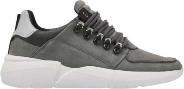 Nubikk Roque Roman Dark Grey Sneakers Grijs Heren