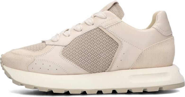 NUBIKK Lage Sneakers Dames Rose Nomad Maat: 39 Materiaal: Leer Kleur: Beige