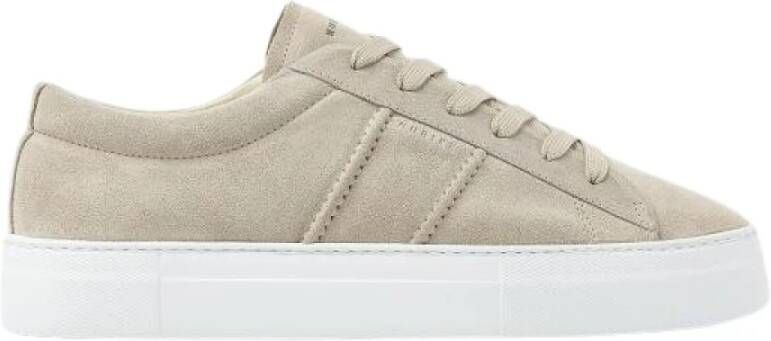 NUBIKK Lage Sneakers Heren Jagger Morris Maat: 41 Materiaal: Suède Kleur: Beige