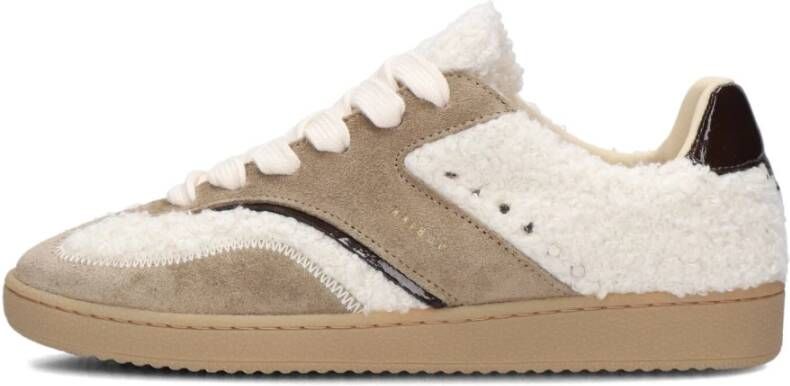 NUBIKK Lage Sneakers Dames Ray Owen Studs Maat: 42 Materiaal: Textiel Kleur: Beige
