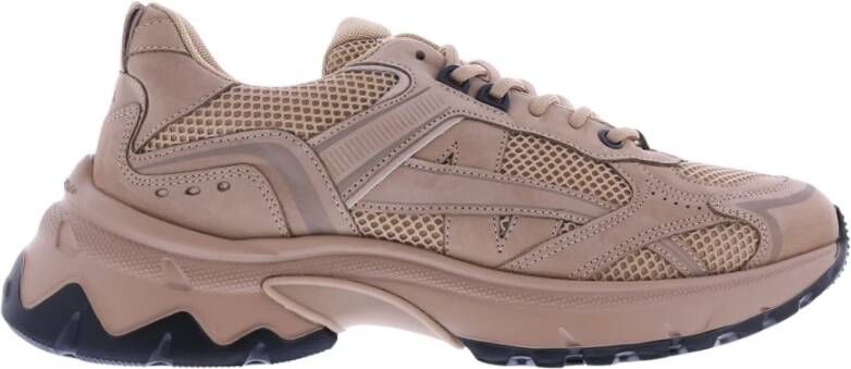 Nubikk Synthetische Leren Sneakers Beige Heren