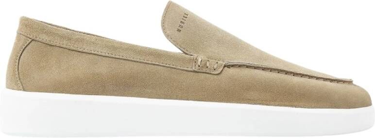 Nubikk Taupe Suede Stijlvolle Sneakers Green Heren