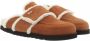 NUBIKK Instappers Dames Teddy Fur Maat: 40 Materiaal: Suède Kleur: Cognac - Thumbnail 3