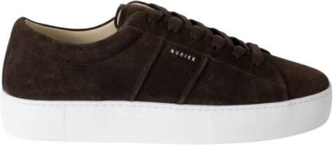 Nubikk Veloursleren sneaker met rubberen zool