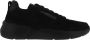 NUBIKK Lage Sneakers Heren Roque Road Wave Maat: 48 Materiaal: Nubuck Kleur: Zwart - Thumbnail 2