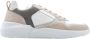 Nubikk Wit Grijs Wave Sneakers voor Casual Dagen Multicolor Heren - Thumbnail 1