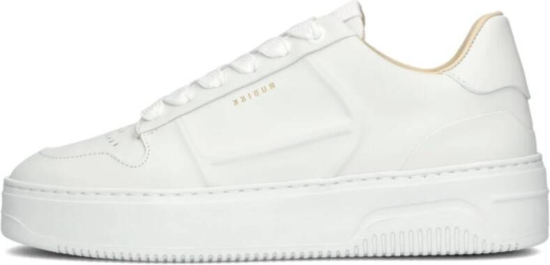 NUBIKK Sneakers Dames Basket Cole Maat: 41 Materiaal: Leer Kleur: Wit
