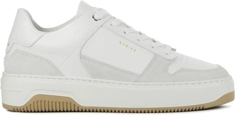 Nubikk Witte Combi Sneakers White Dames
