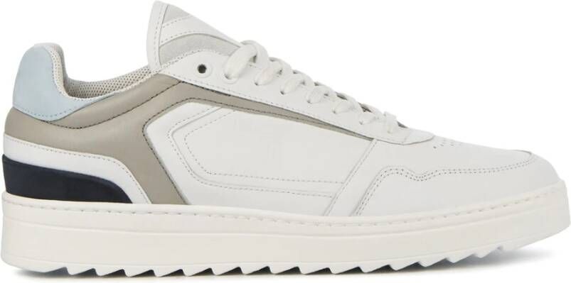 Nubikk Witte Combi Sneakers White Heren