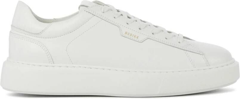 Nubikk Witte Leren Sneakers White Heren