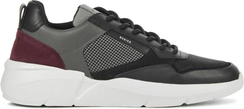NUBIKK Lage Sneakers Heren Roque Road Wave Maat: 40 Materiaal: Nubuck Kleur: Zwart