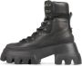 Nubikk Flore Montagne biker boot van leer met nubuck details - Thumbnail 2