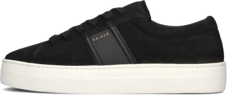 NUBIKK Lage Sneakers Heren Jagger Morris Nolan Maat: 47 Materiaal: Nubuck Kleur: Zwart