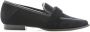 Nubikk Zwarte Velvet Loafer Black Dames - Thumbnail 1