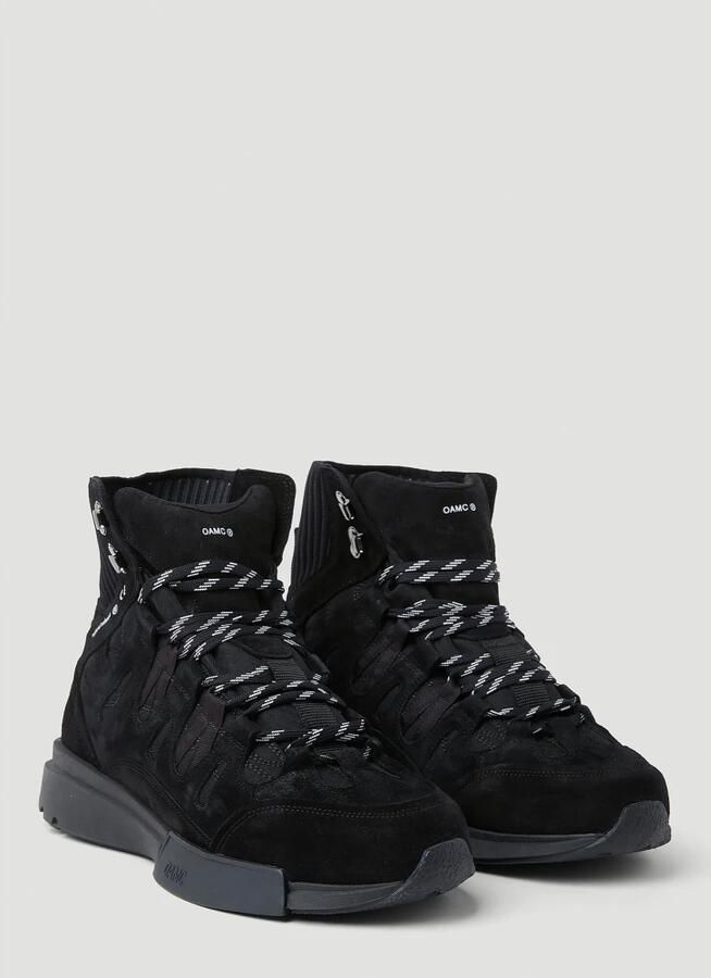 Oamc Suede Trail Runner Laarzen Black Heren - Foto 3