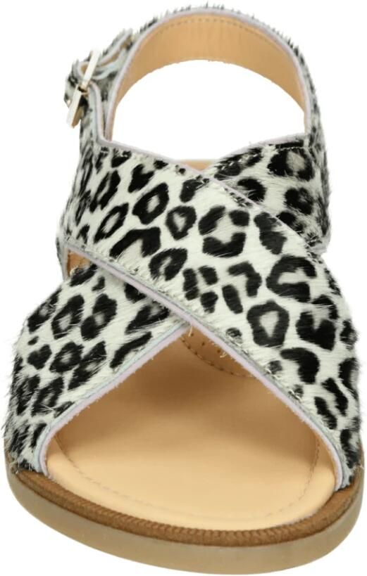 Ocra D447C~~~~~~~~~~~~~~~~~~~~~~~~~ Platte sandalenDames Sandalen Wit beige - Foto 2