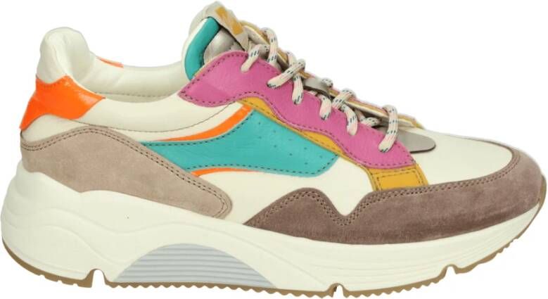 Ocra Sportieve Lage Damesschoenen Bruin