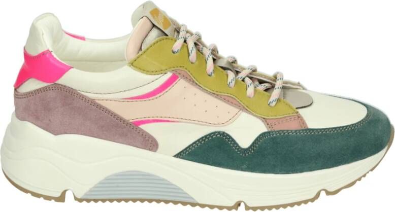 Ocra Sportieve Lage Damesschoenen Roze Multi