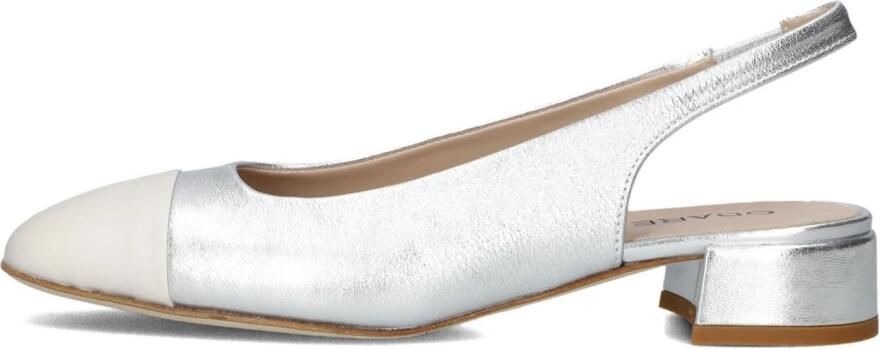 ODARE Ballerina Dames Girona Met Slingback Maat: 39 Materiaal: Leer Kleur: Wit - Foto 2